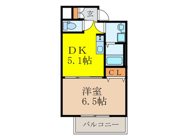 オクトレーベン新大阪の物件間取画像